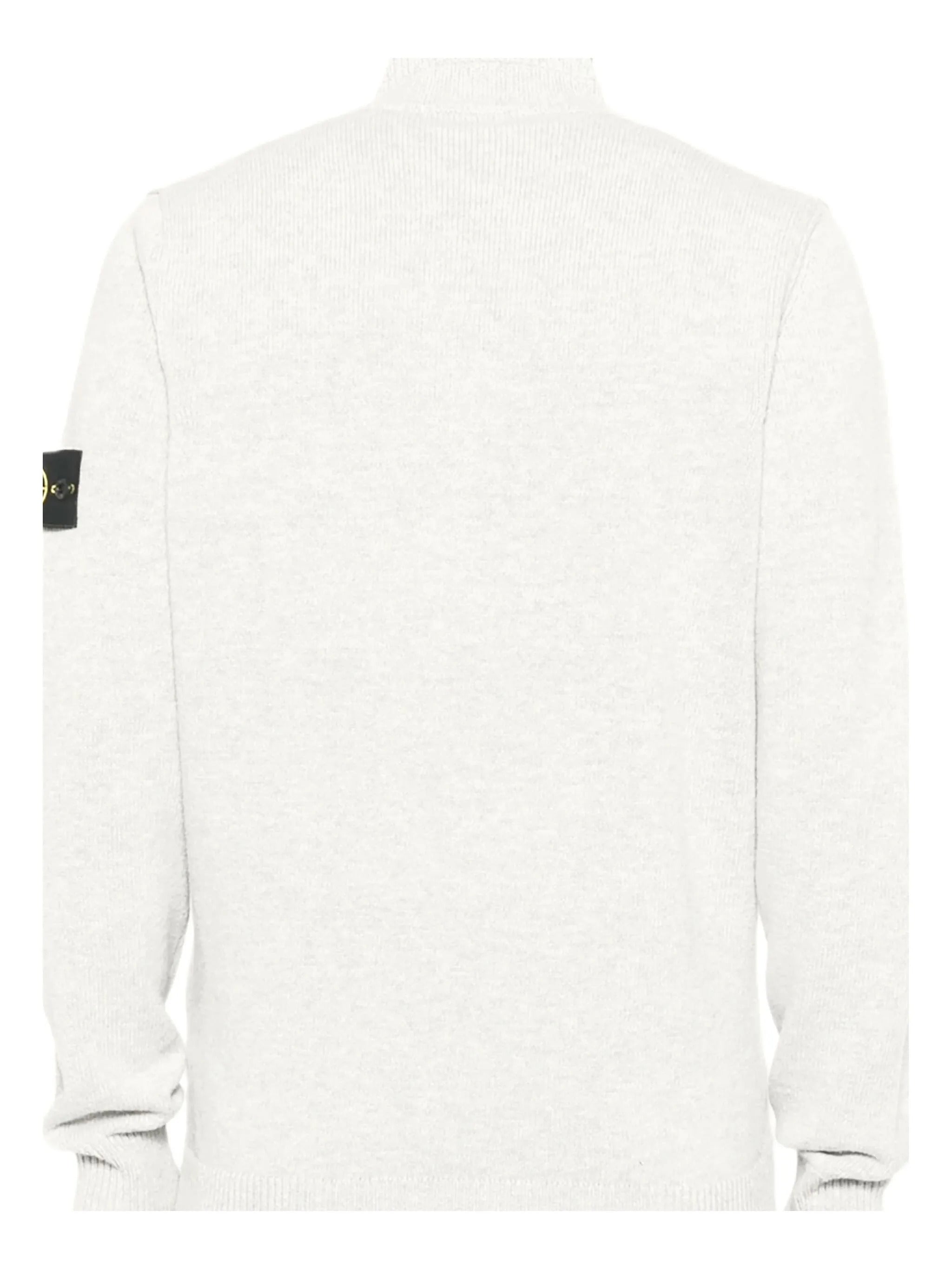 STONE ISLAND High Neck Sweater with Button Detail - Size M