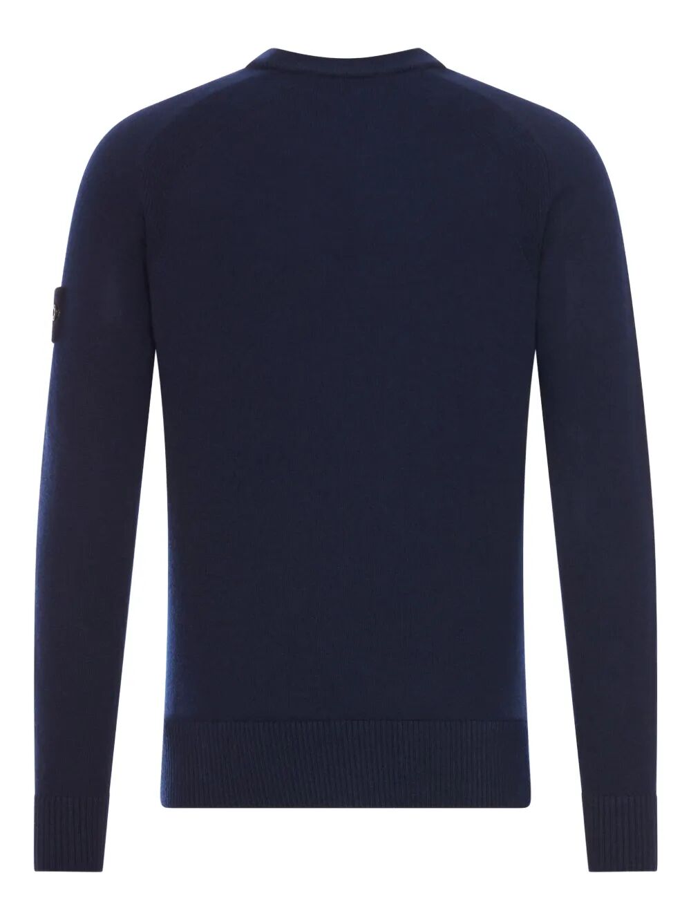 STONE ISLAND Lightweight Wool Crew Neck Sweater with Raglan Sleeves - FW25