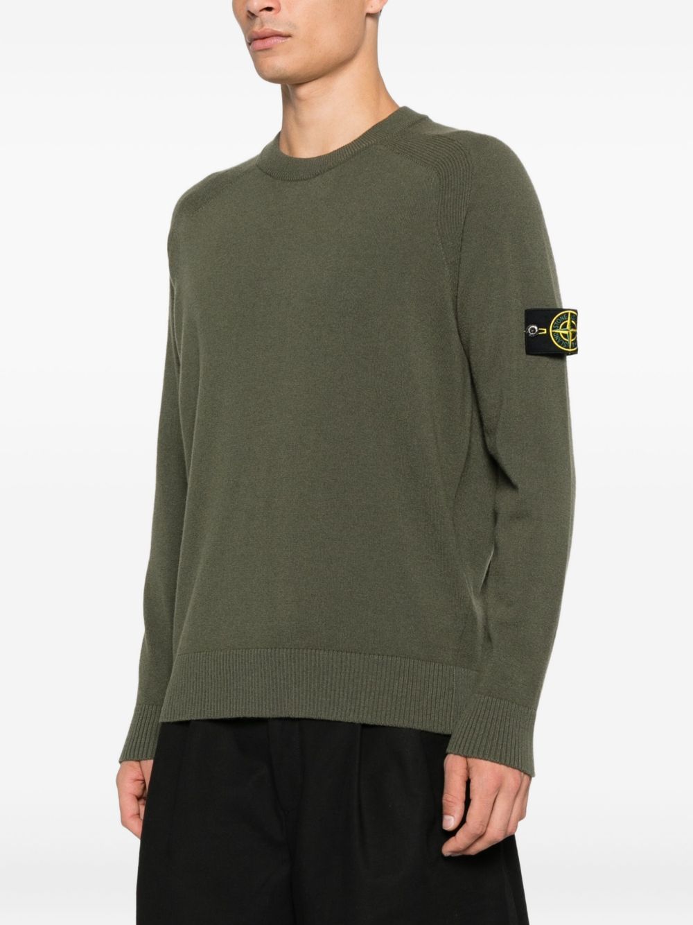 STONE ISLAND Men's Raglan Sleeve Jumper Size M