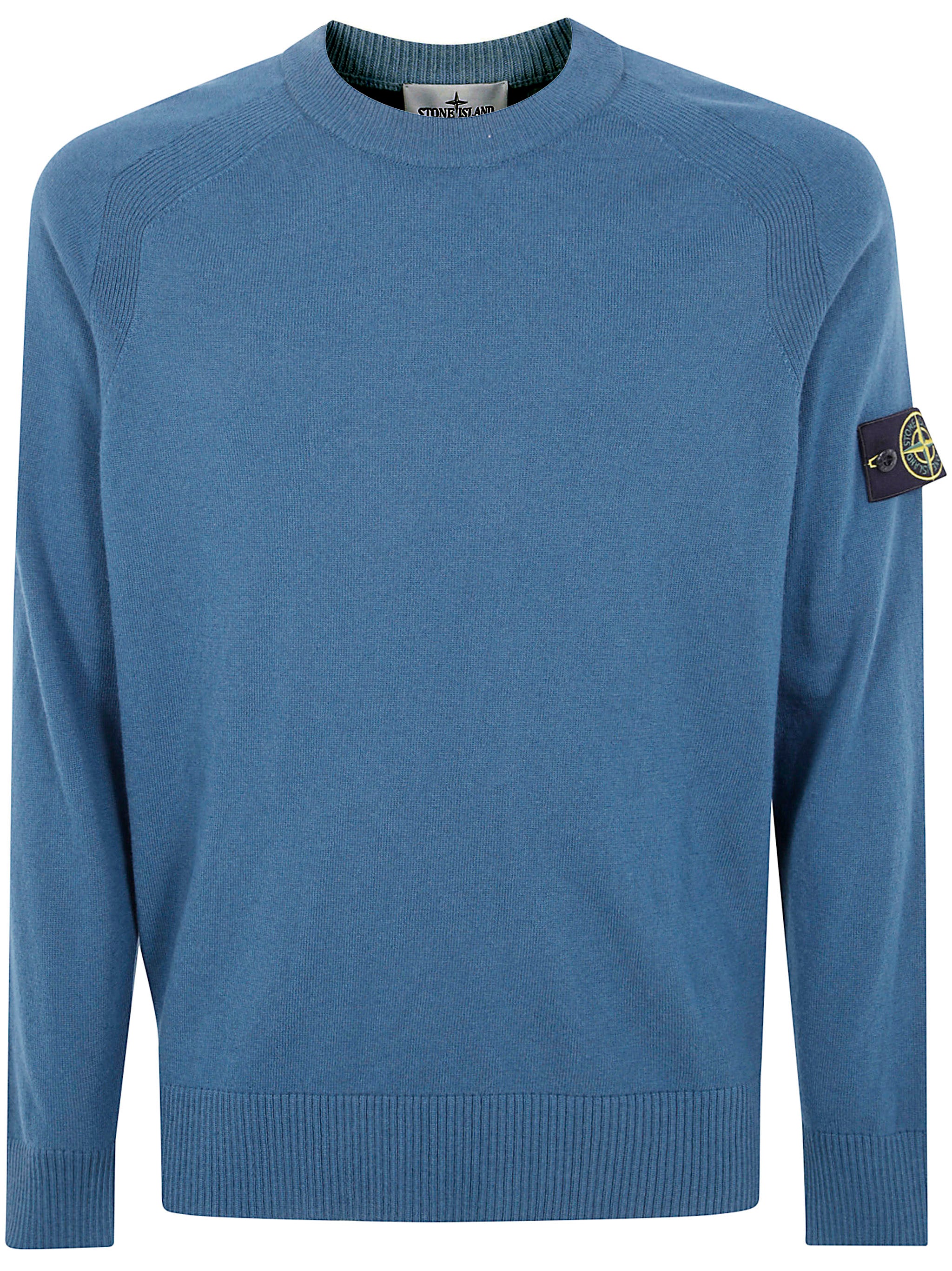 STONE ISLAND Geelong Wool Crew Neck Sweater