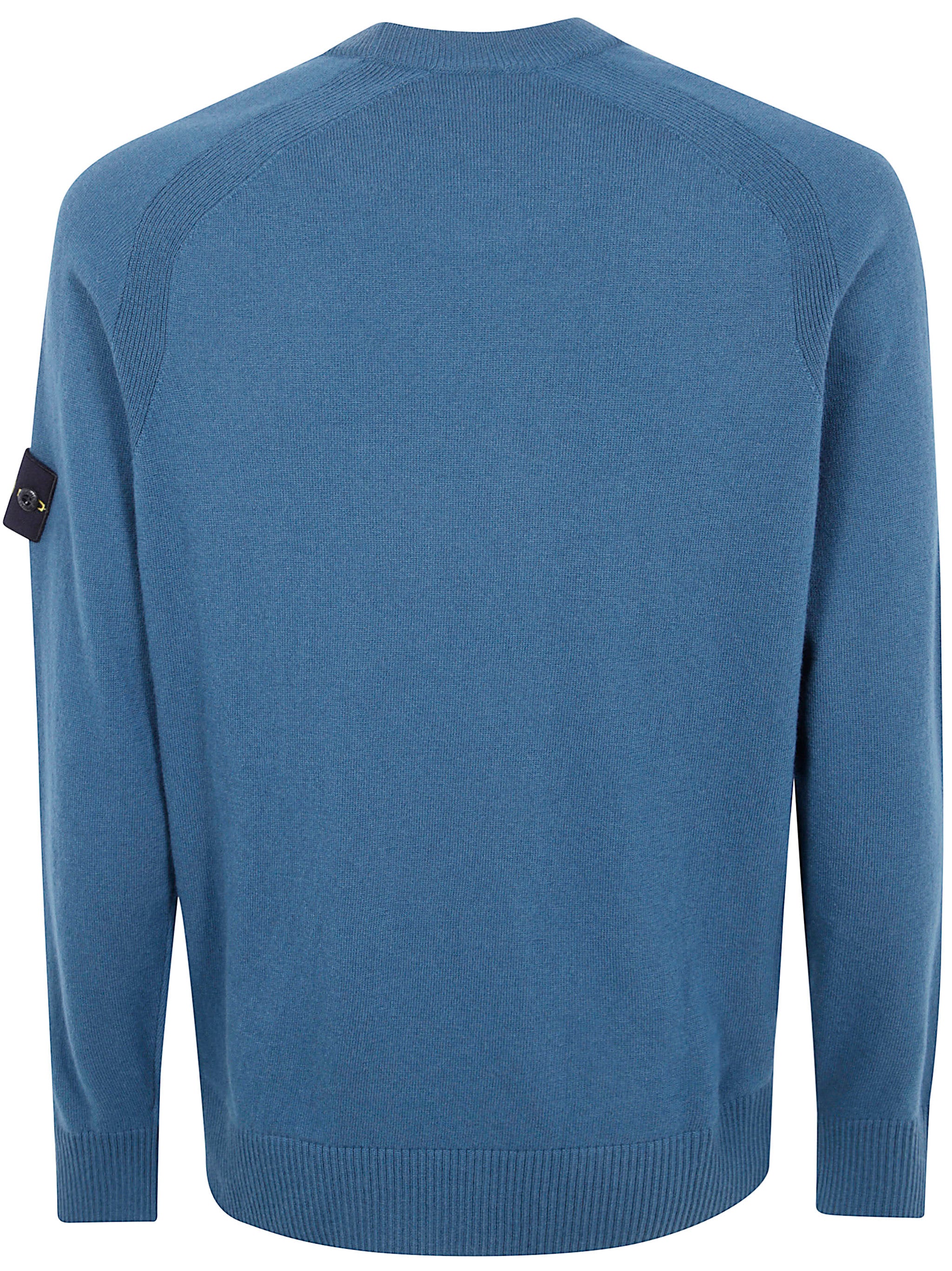 STONE ISLAND Geelong Wool Crew Neck Sweater