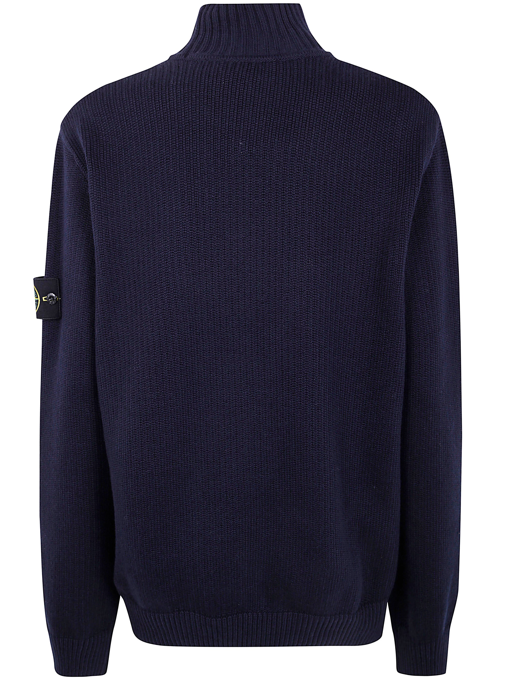 STONE ISLAND Men's Winter Cotton T-Neck Sweater