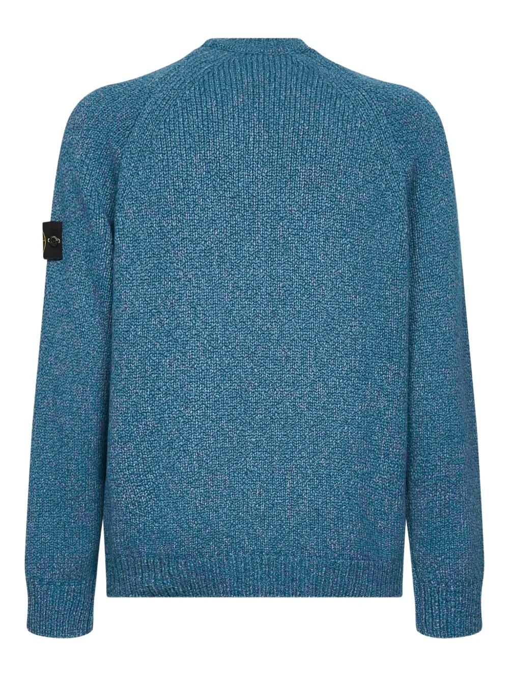 STONE ISLAND Fancy Yarn Wool Blend Jumper with Raglan Sleeves - FW25