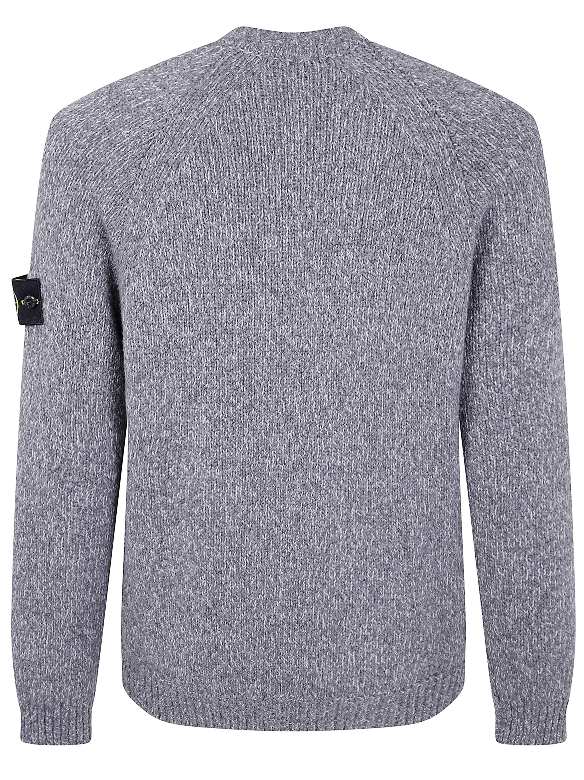 STONE ISLAND Fancy Yarn Crew Neck Sweater for Men