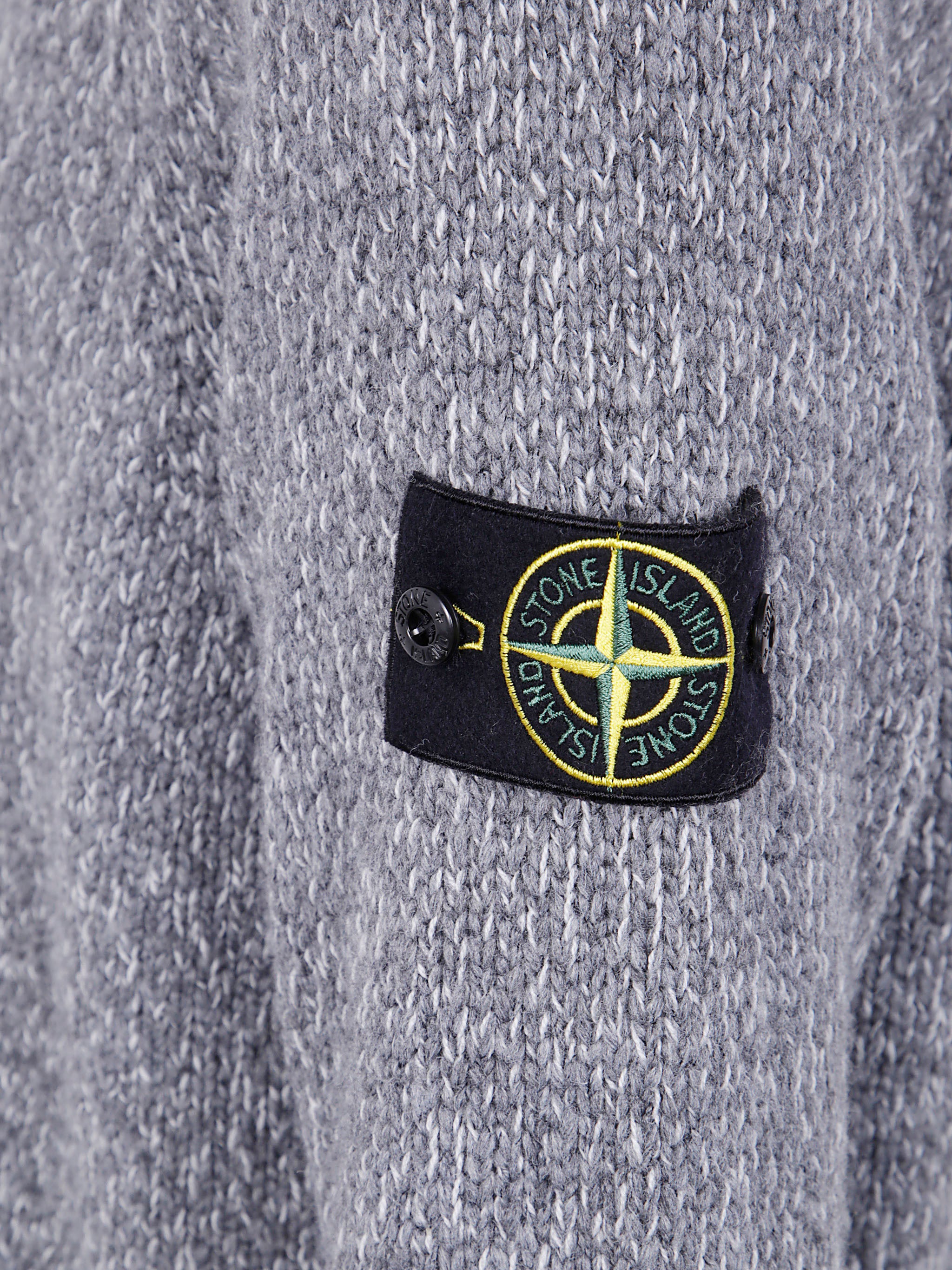 STONE ISLAND Fancy Yarn Crew Neck Sweater for Men