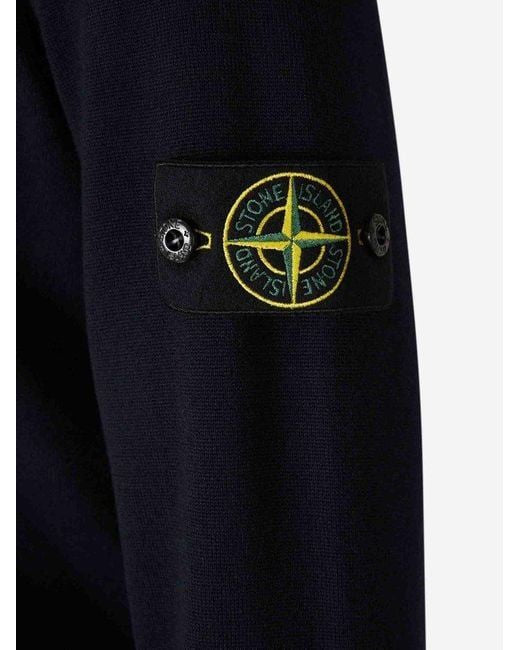 STONE ISLAND Lightweight Wool Crew Neck Pullover for Men