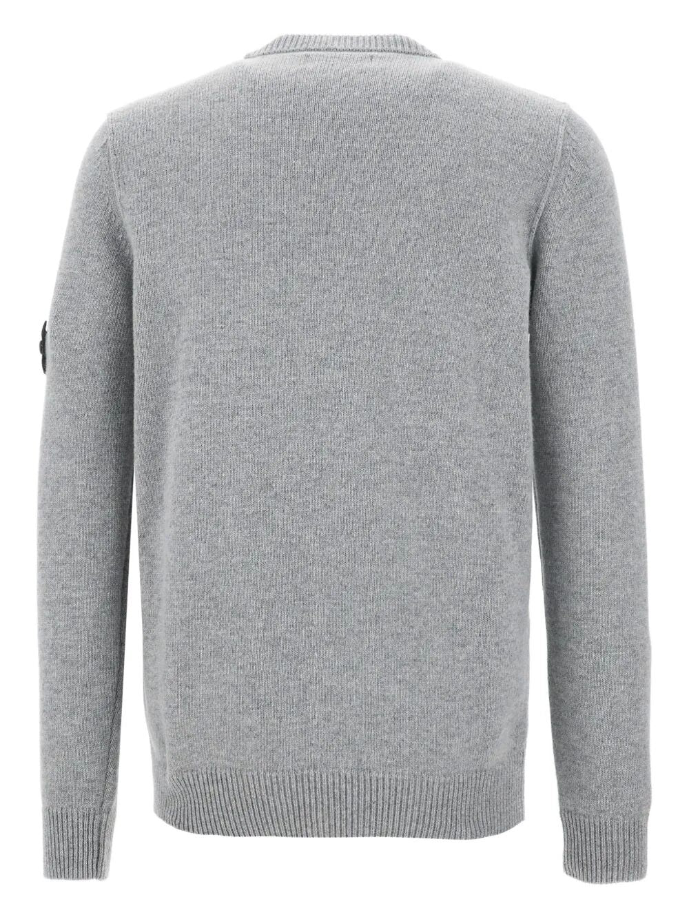 STONE ISLAND Crew Neck Sweater with Logo for Men - FW25