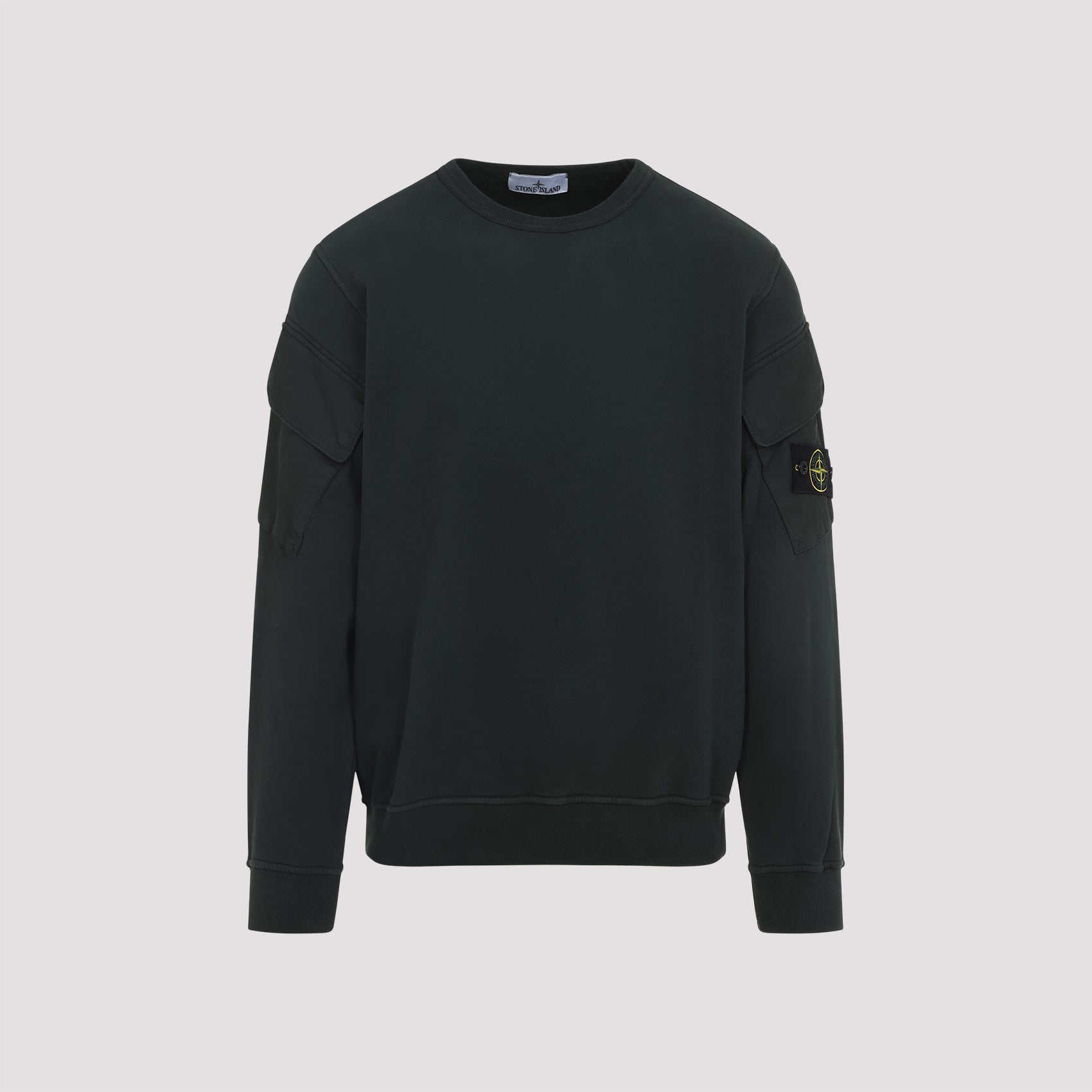 STONE ISLAND Cotton Crewneck Sweatshirt