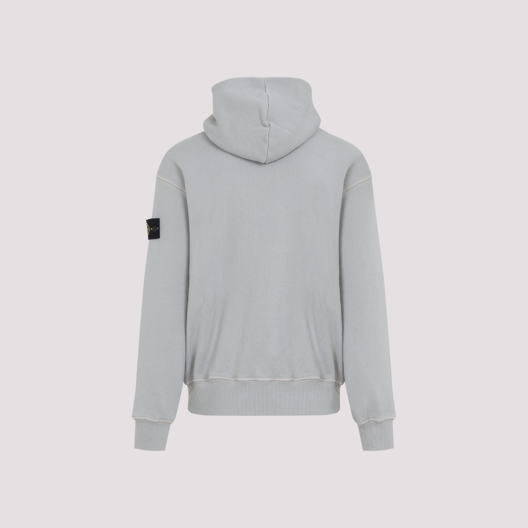 STONE ISLAND Men's Pure Cotton Sweatshirt with Tonal Hood