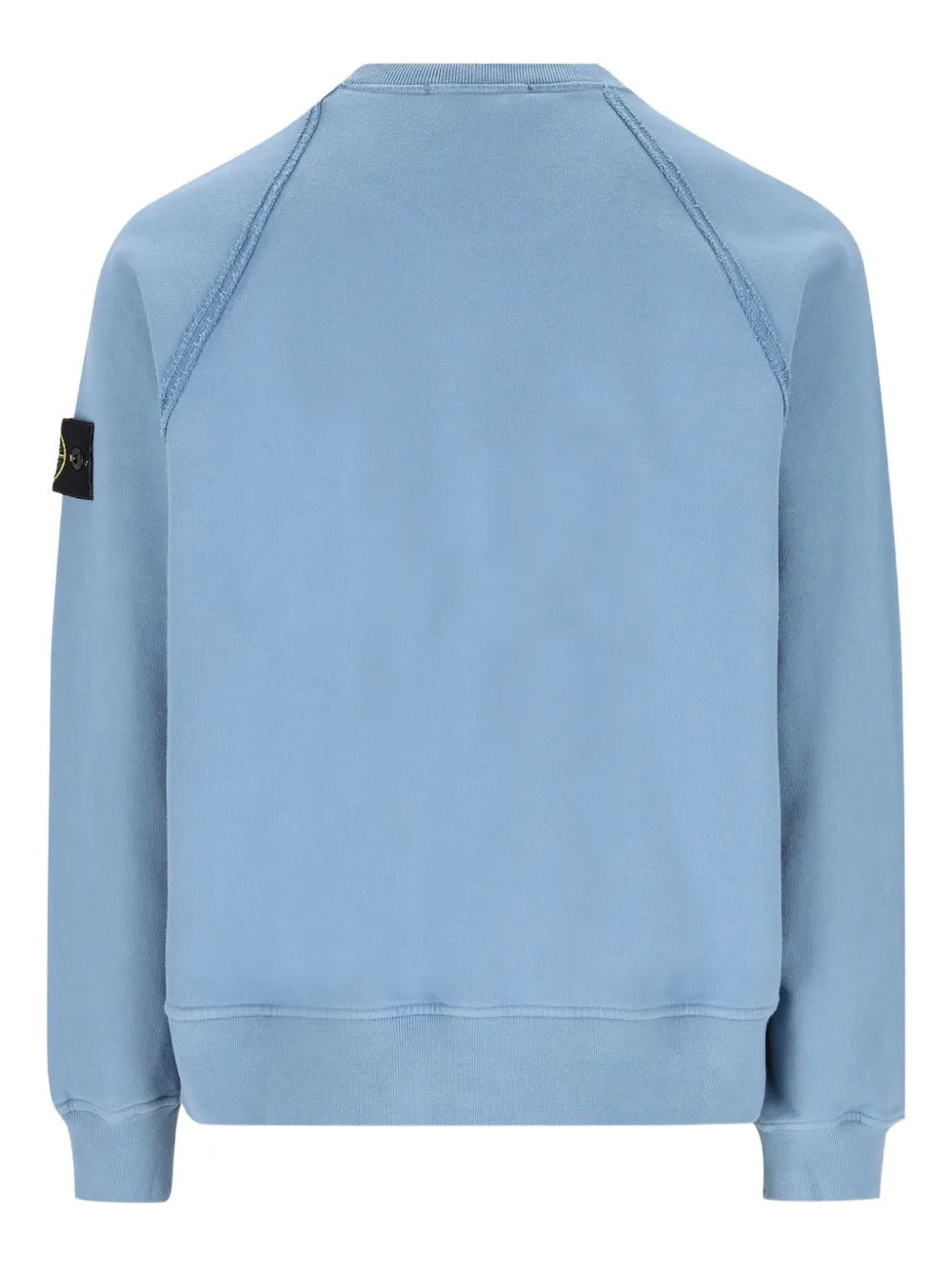 STONE ISLAND Oversized Fit Crewneck Sweatshirt in Brushed Organic Cotton Fleece