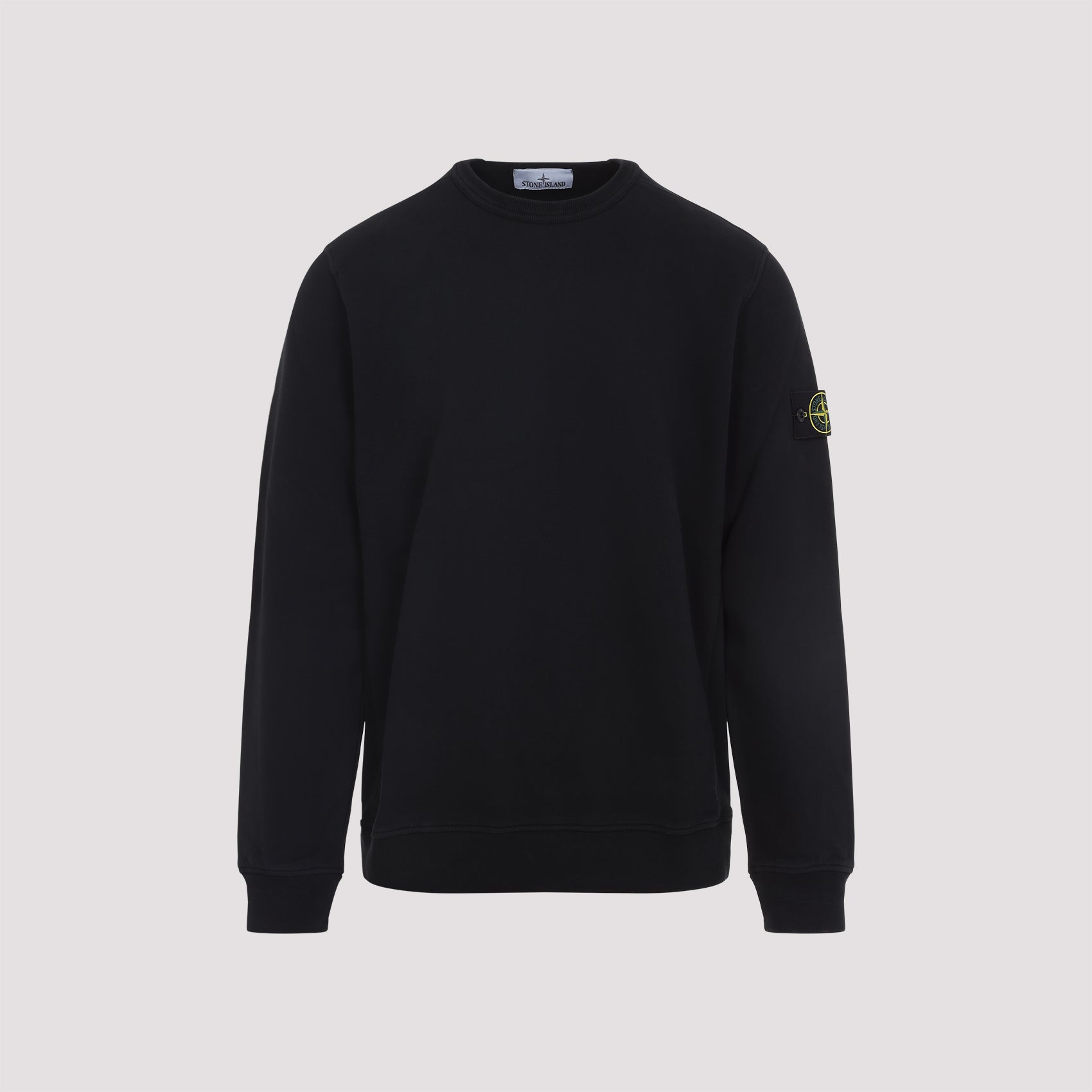 STONE ISLAND Men's Sweatshirt with Ribbed Detailing - Size M