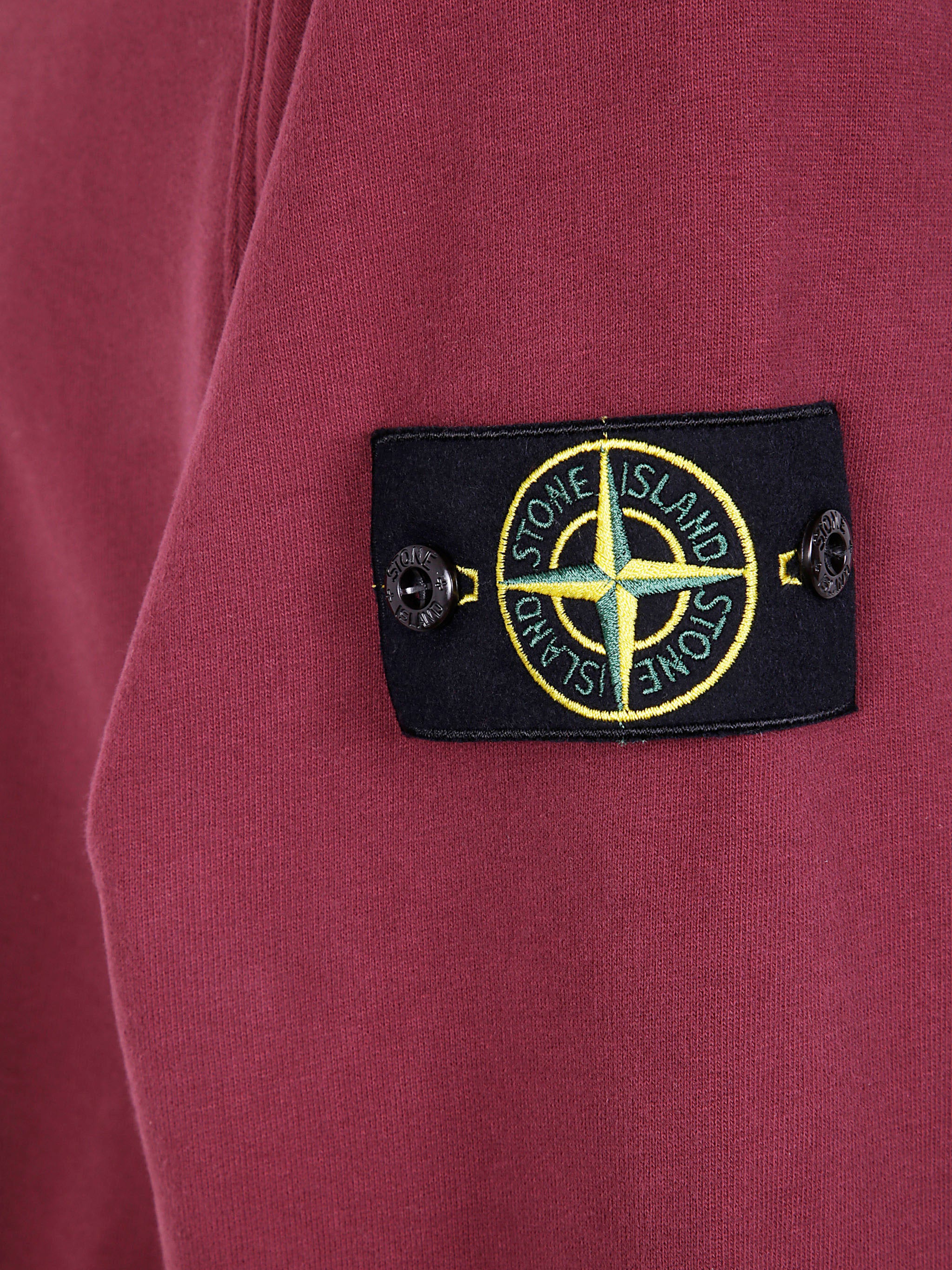 STONE ISLAND Brushed Organic Cotton Fleece Garment Dyed Hoodie Sweater - Men