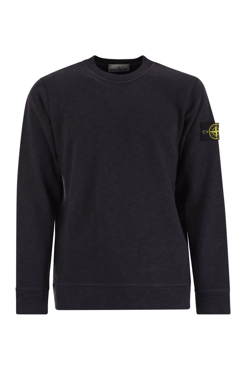 STONE ISLAND Cotton Crewneck Sweatshirt