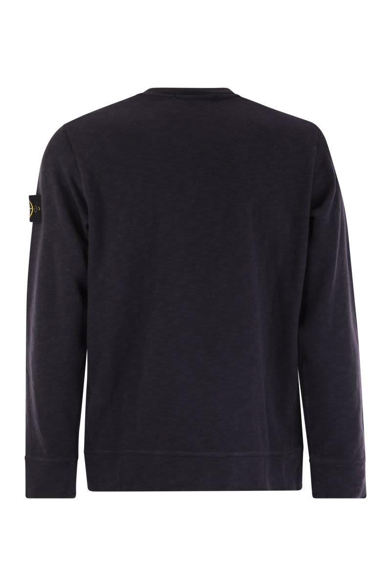 STONE ISLAND Cotton Crewneck Sweatshirt