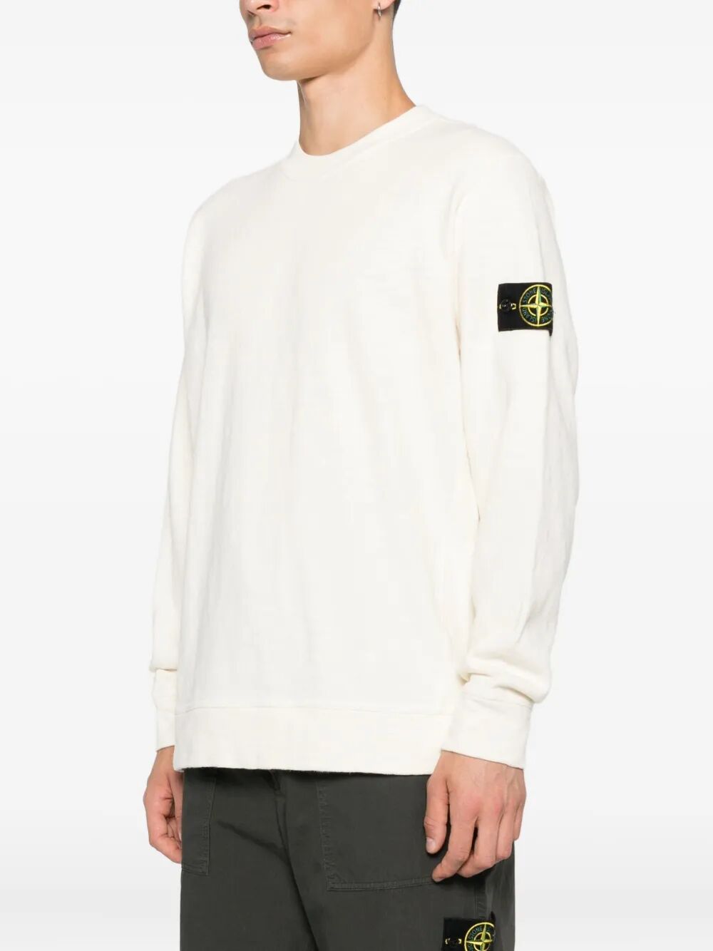 STONE ISLAND Patch-Pocket Cotton Sweater