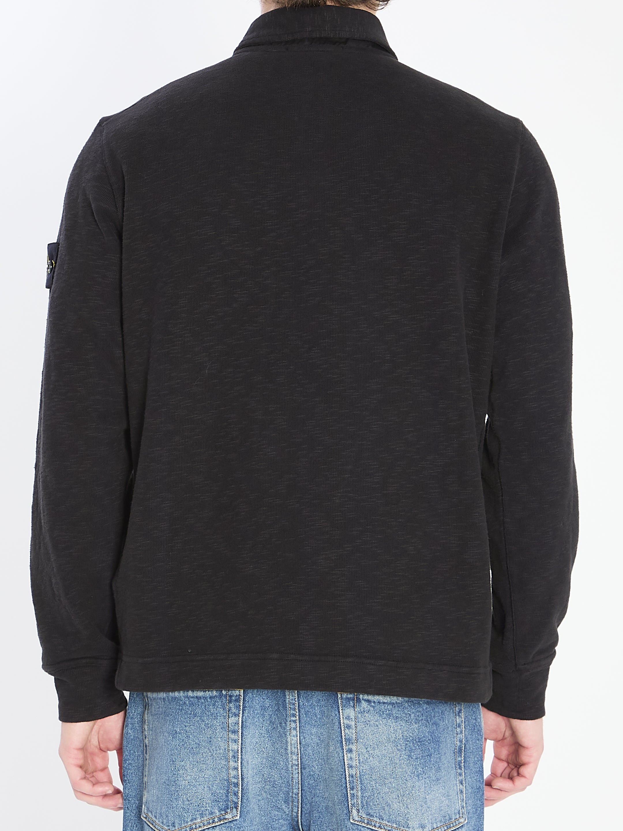 STONE ISLAND Long-Sleeve Polo Shirt - Regular Fit