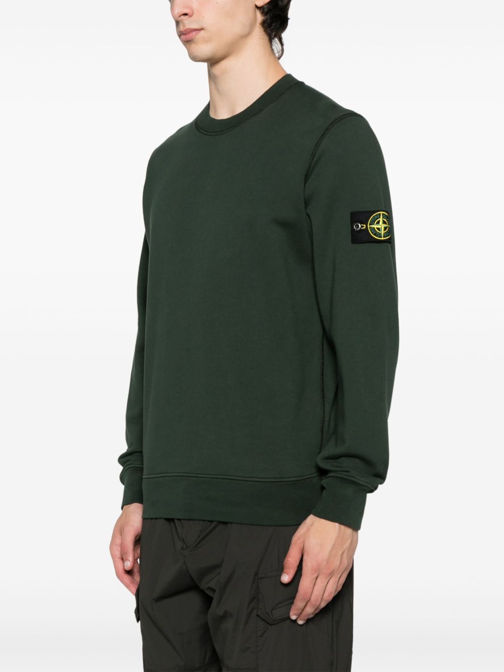 STONE ISLAND Logo Sweatshirt - Size M