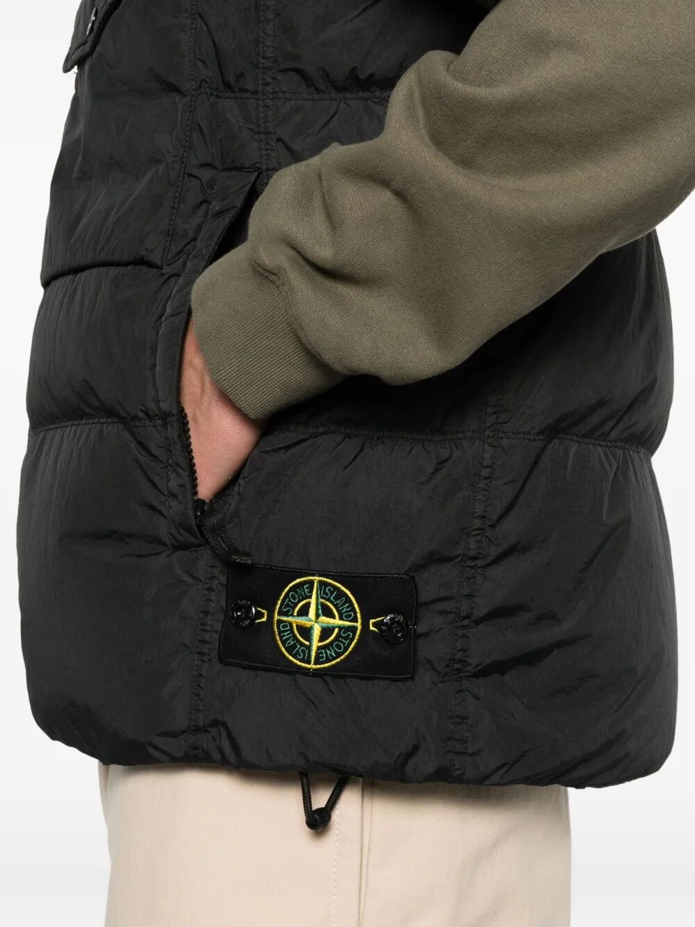 STONE ISLAND Quilted Down Vest for Men - FW25 Collection