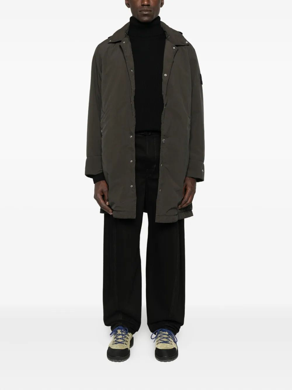 STONE ISLAND Long Jacket for Men - FW25 Collection