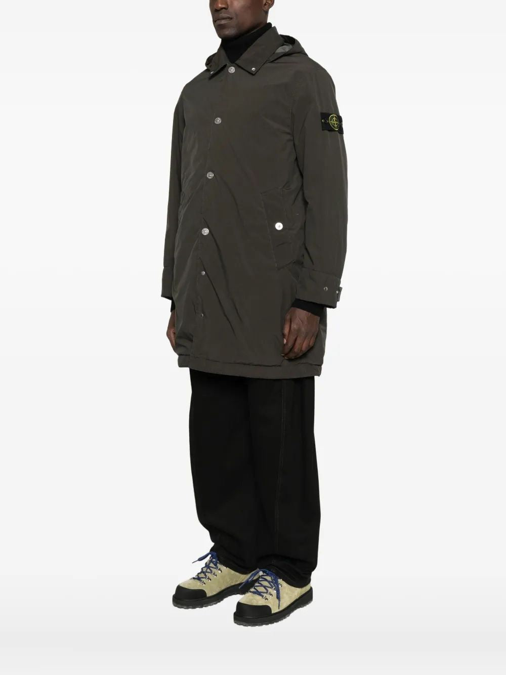 STONE ISLAND Long Jacket for Men - FW25 Collection