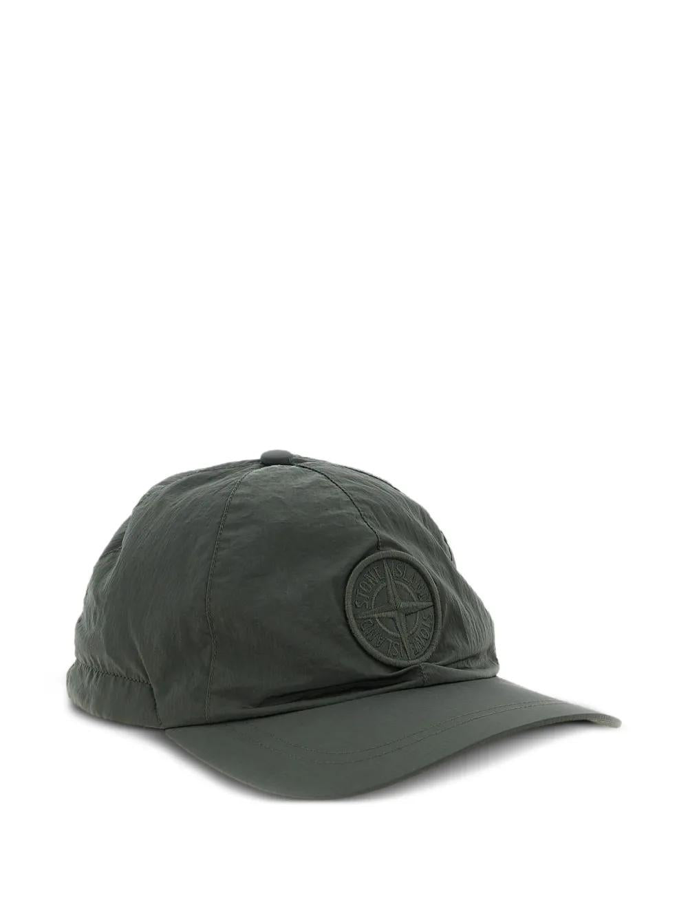STONE ISLAND Logo Patch Cap for Men - Fall/Winter 2025