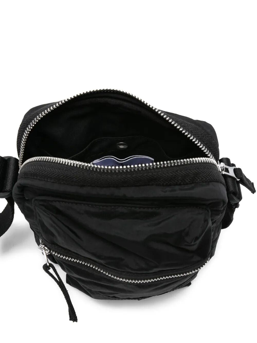 STONE ISLAND Coated Nylon Metal Accessories Pouch Handbag