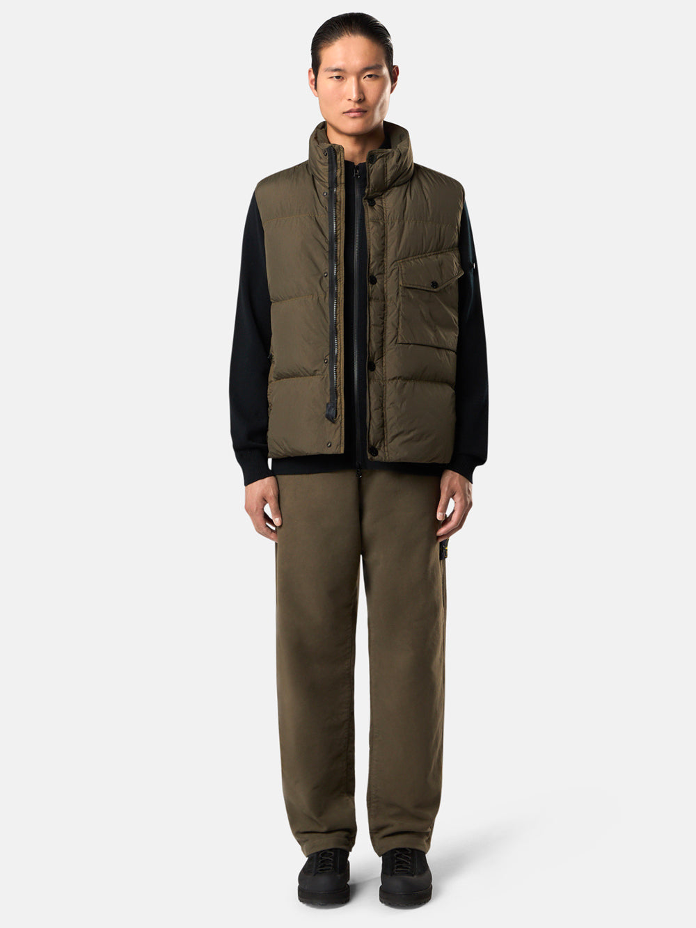 STONE ISLAND Men's Mini Nylon Down Vest