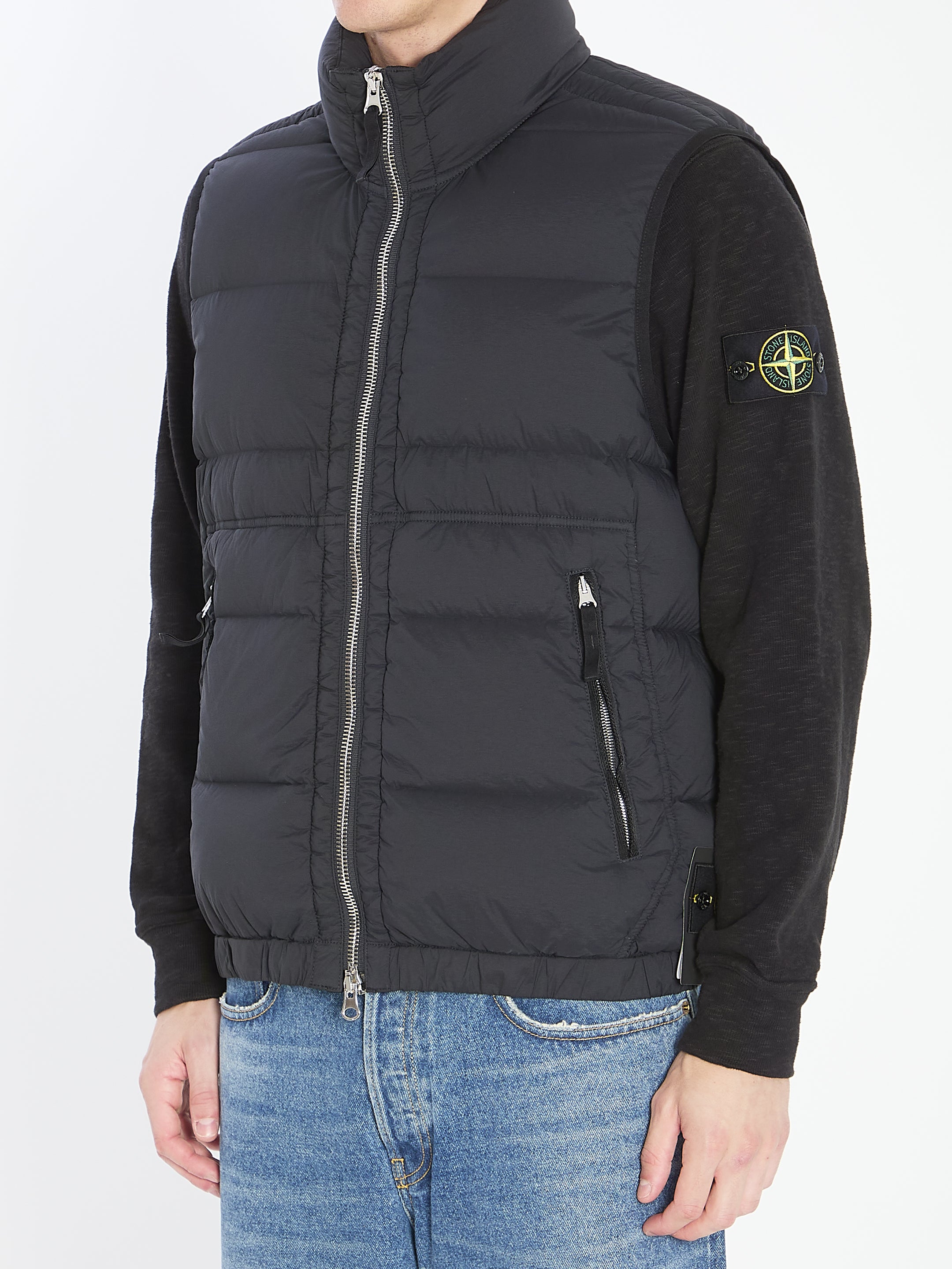 STONE ISLAND Seamless Tunnel Nylon Down Vest - Size L