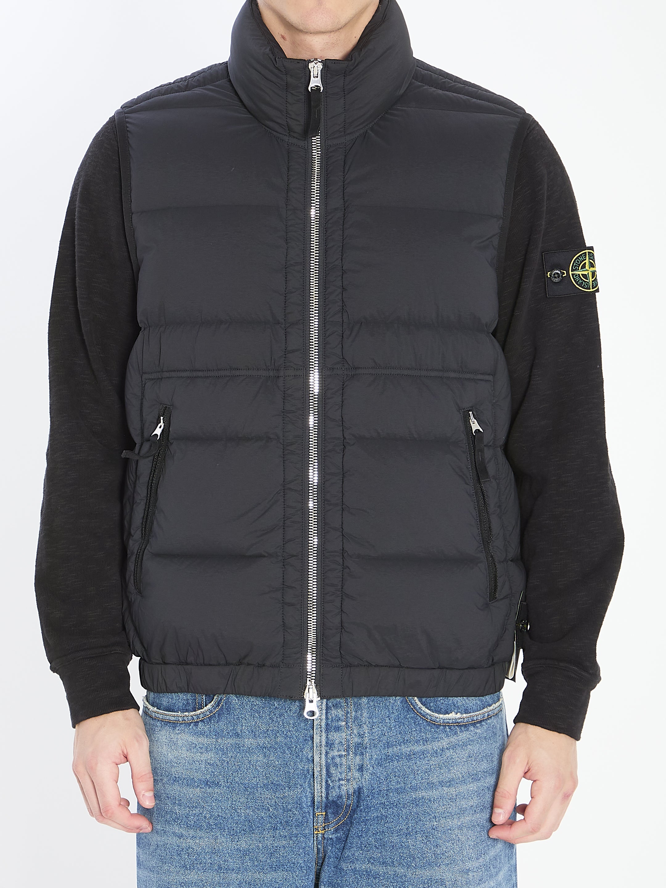 STONE ISLAND Seamless Tunnel Nylon Down Vest - Size L
