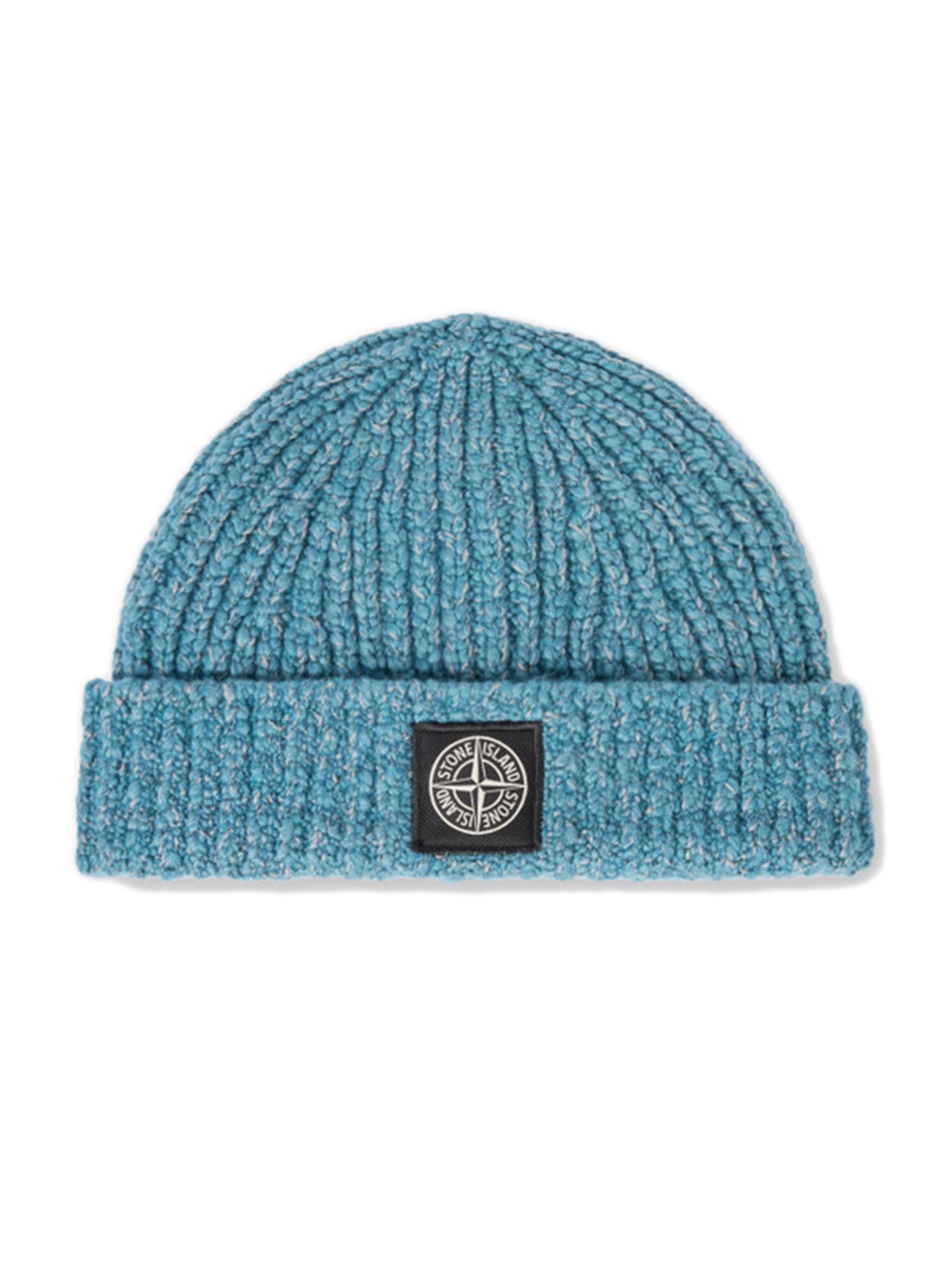 STONE ISLAND Classic Beanie with Logo Patch