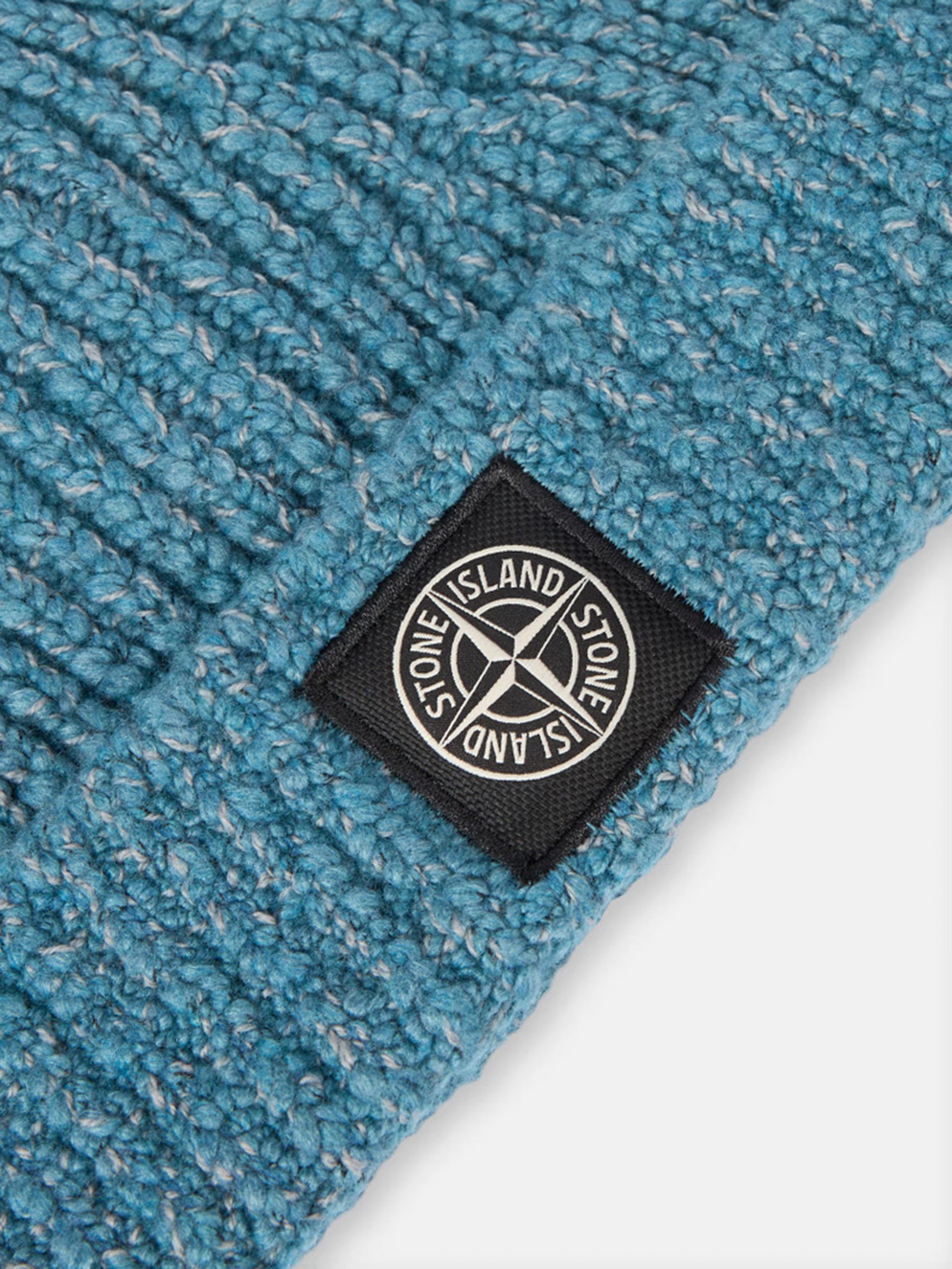 STONE ISLAND Classic Beanie with Logo Patch