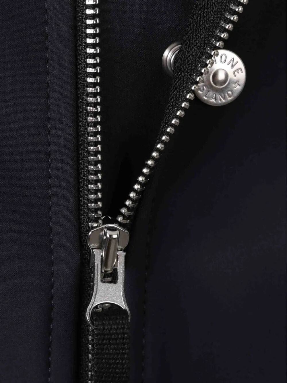 STONE ISLAND Men's Luxury Silk & Nylon Outerwear Coat