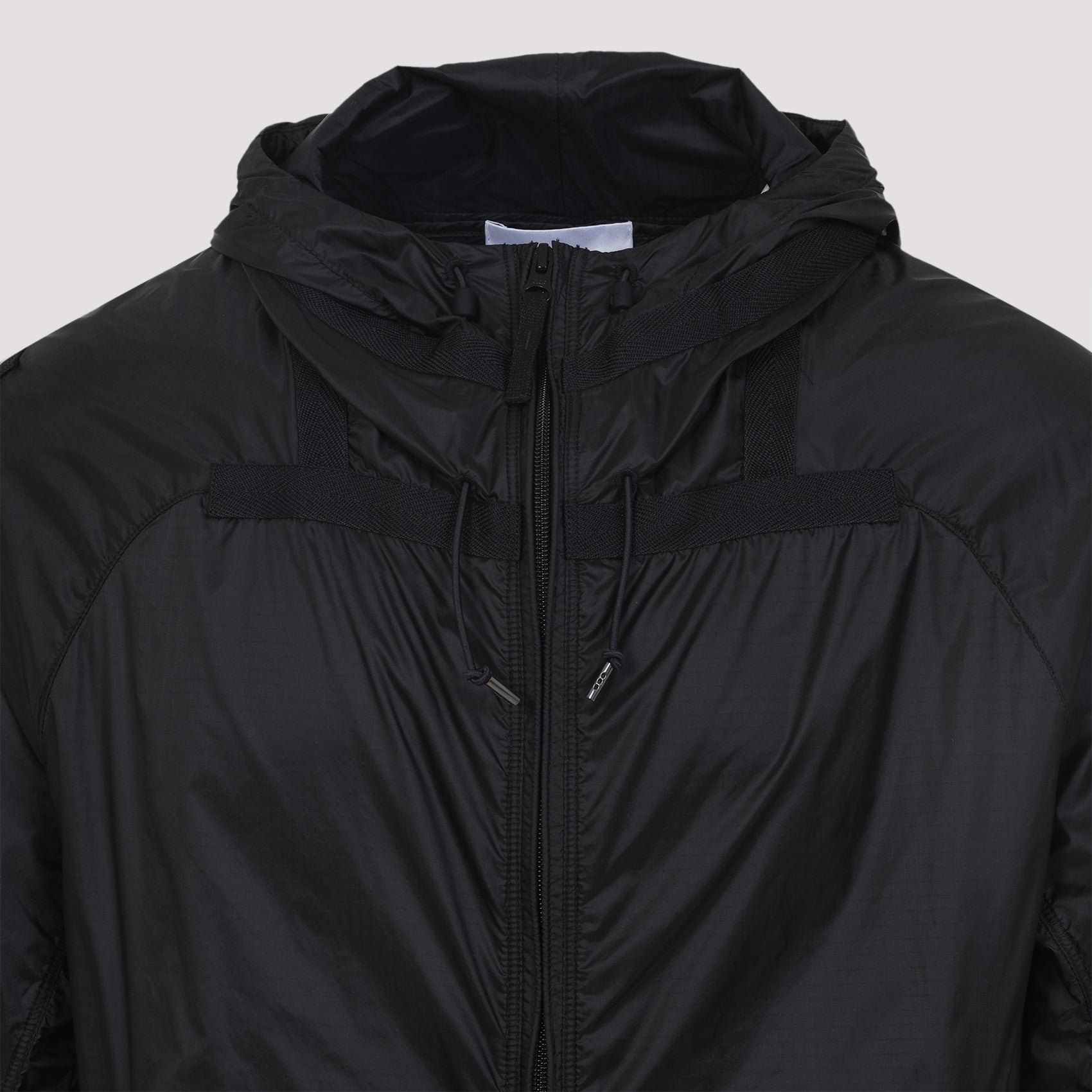 STONE ISLAND Lightweight Hooded Jacket with Anti-Drip and Reflective Details for Men