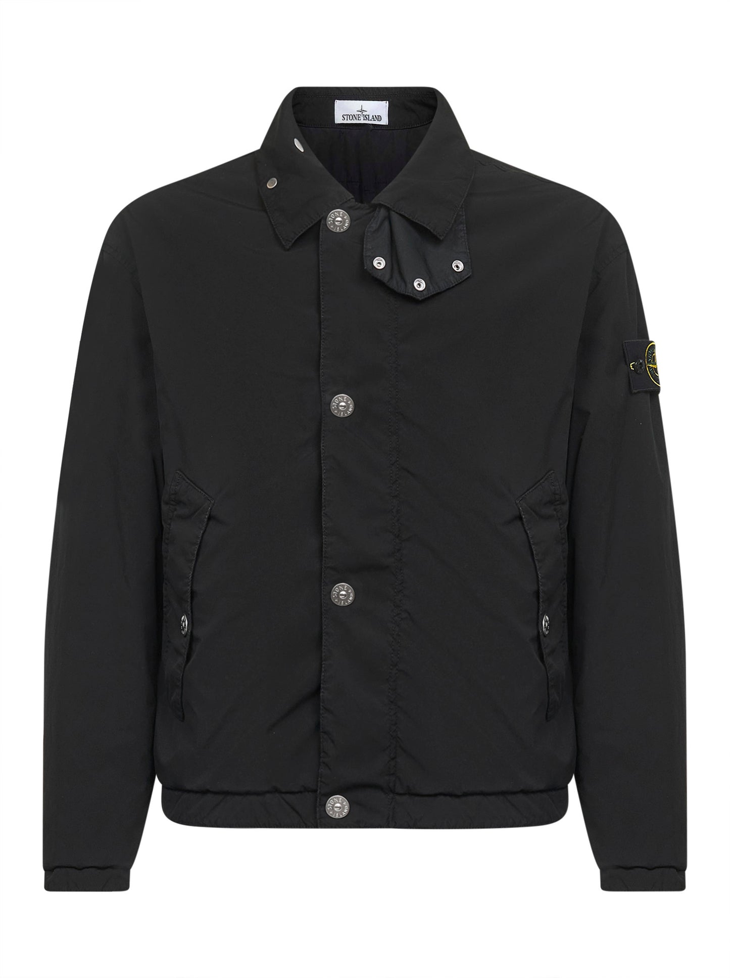 STONE ISLAND Men's Jacket with Double Placket and Adjustable Cuffs