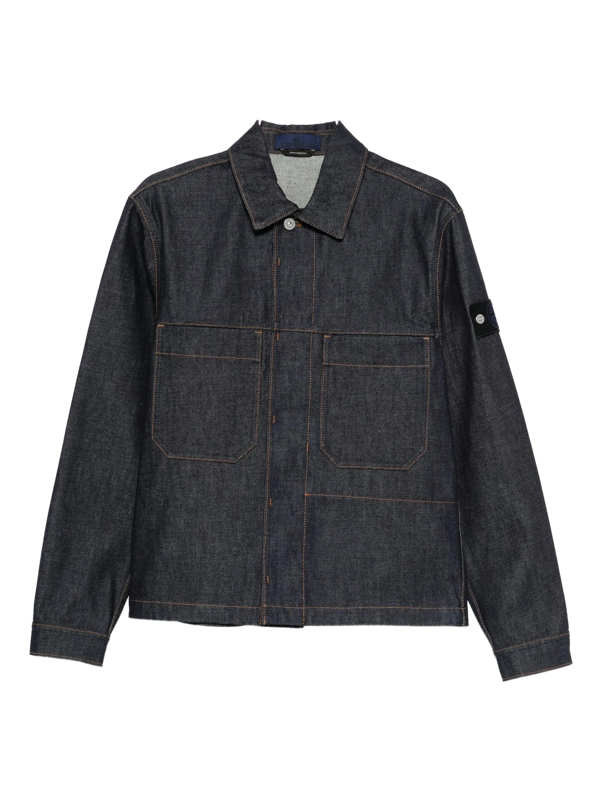 STONE ISLAND Classic Denim Jacket for Men