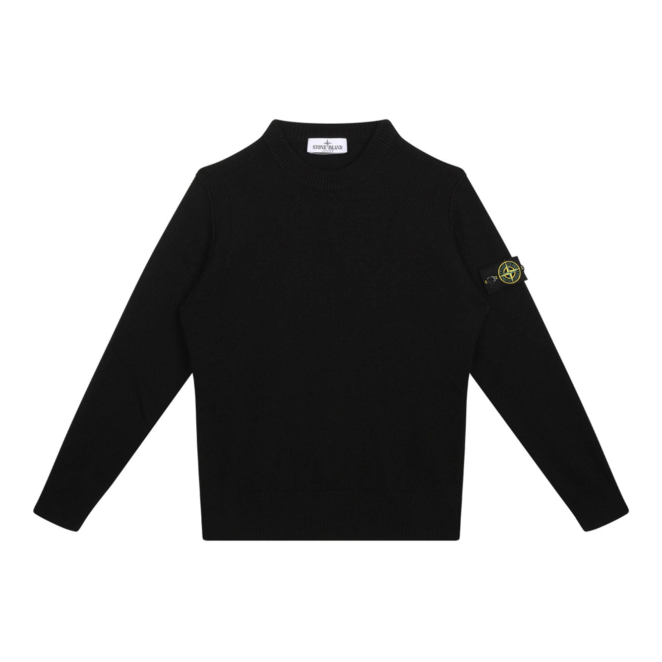 STONE ISLAND Mini Wool Cashmere Knit Sweater