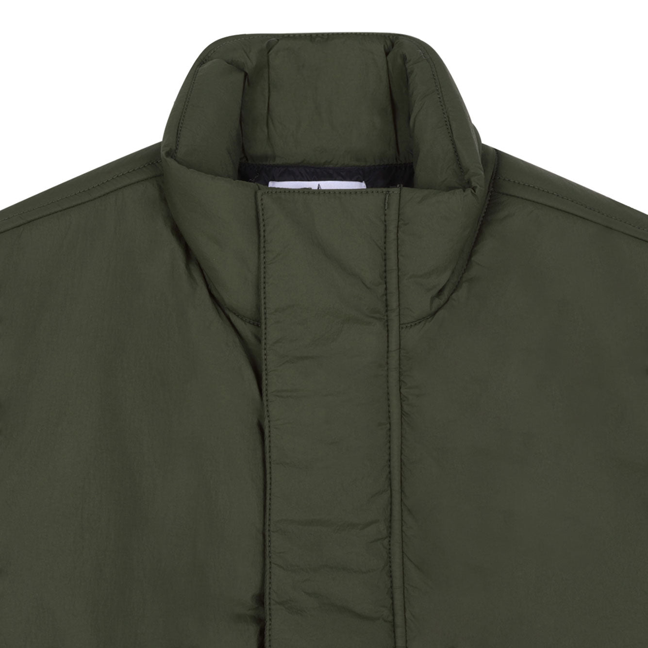 STONE ISLAND Military Green Polyamide Jacket for Boys