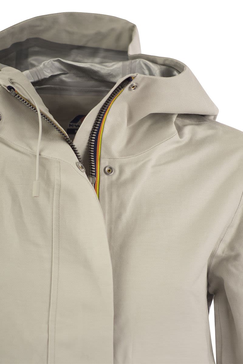 K-WAY Mini Hooded Waterproof Jacket for Women