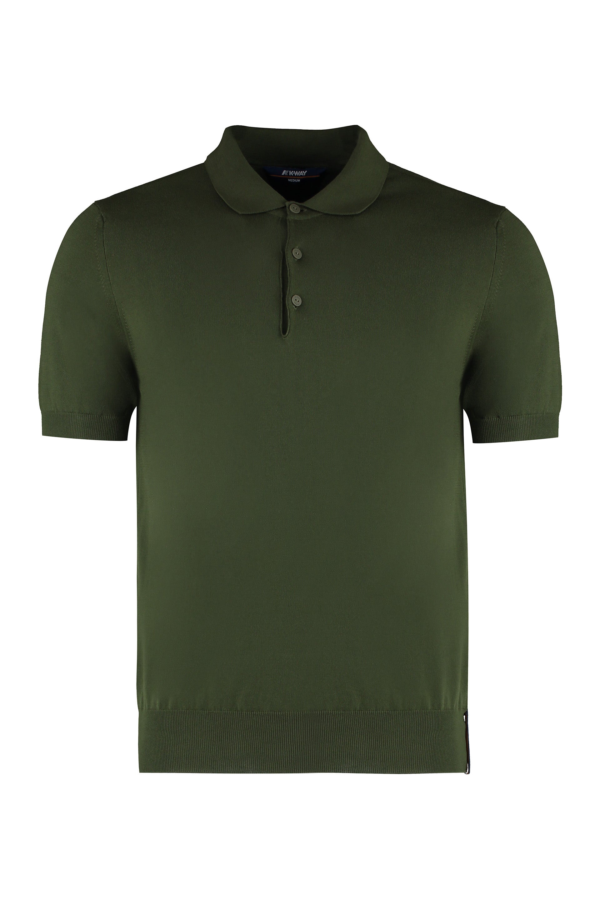 K-WAY Classic Knit Cotton Polo Shirt for Men