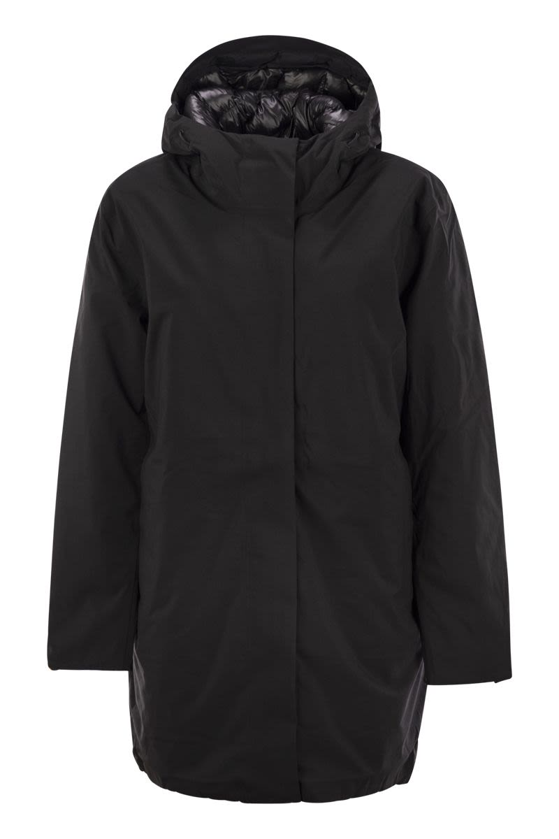 K-WAY Women's Three-Quarter Length Hooded Jacket