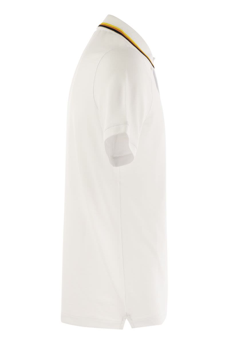 K-WAY Short-Sleeved Cotton Polo Shirt