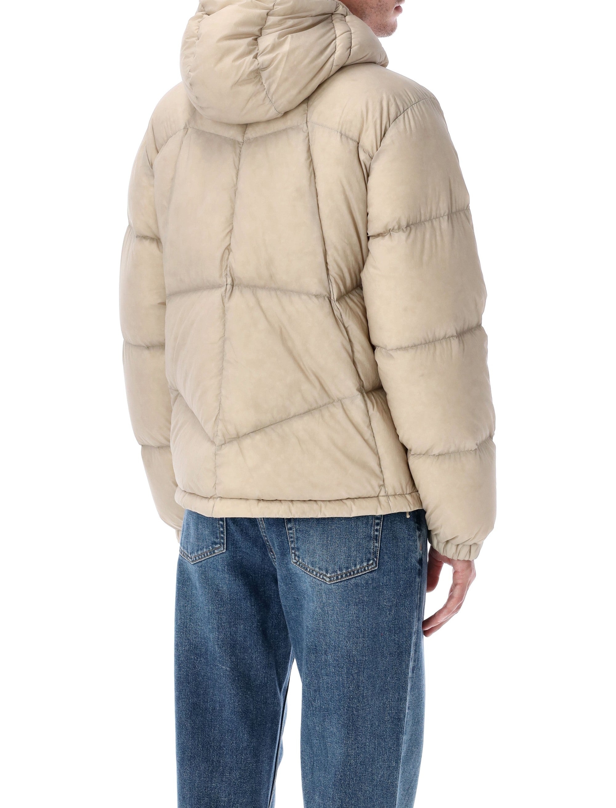 K-WAY Men's Quilted Thermo Light Ripstop Down Jacket - Size L