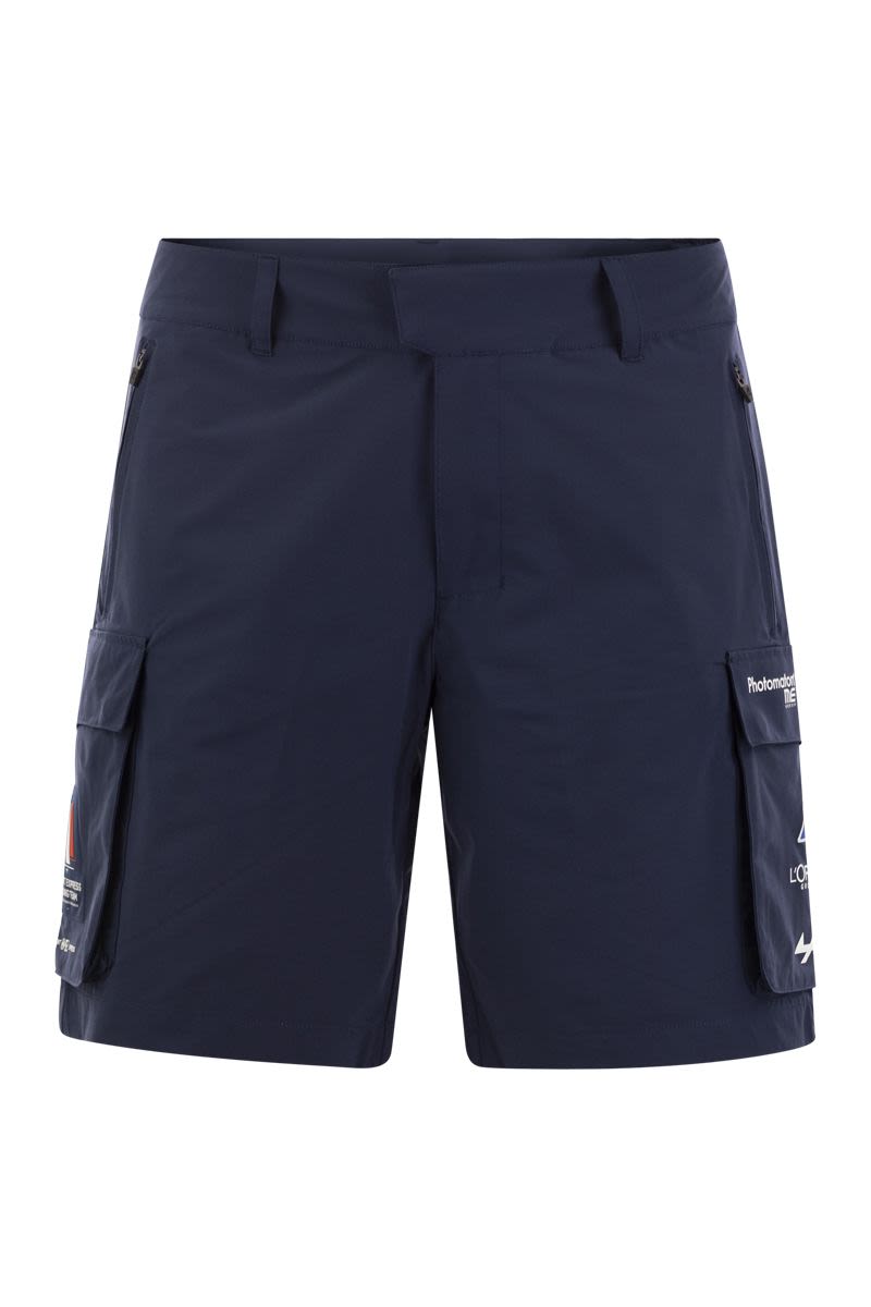 K-WAY Slim Fit Cargo Bermuda Shorts