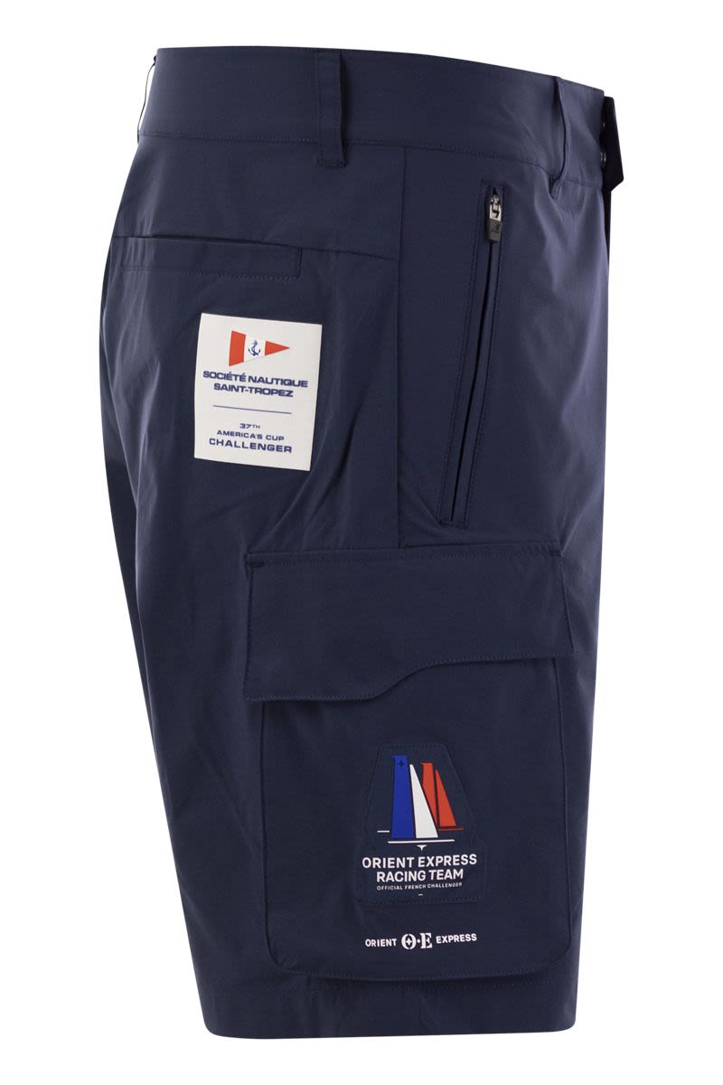 K-WAY Slim Fit Cargo Bermuda Shorts