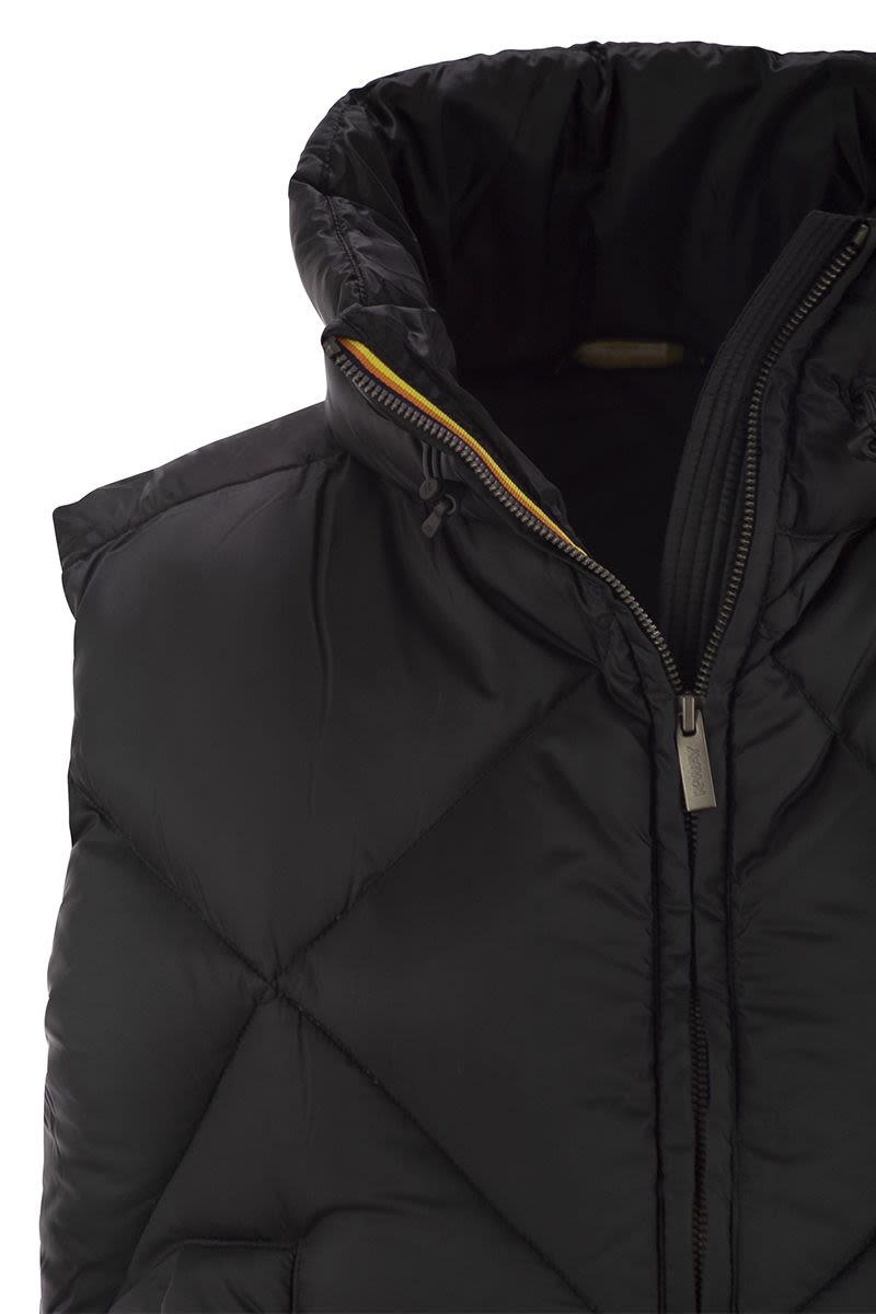 K-WAY Women's Essential Padded Gilet - Winter Mini Style