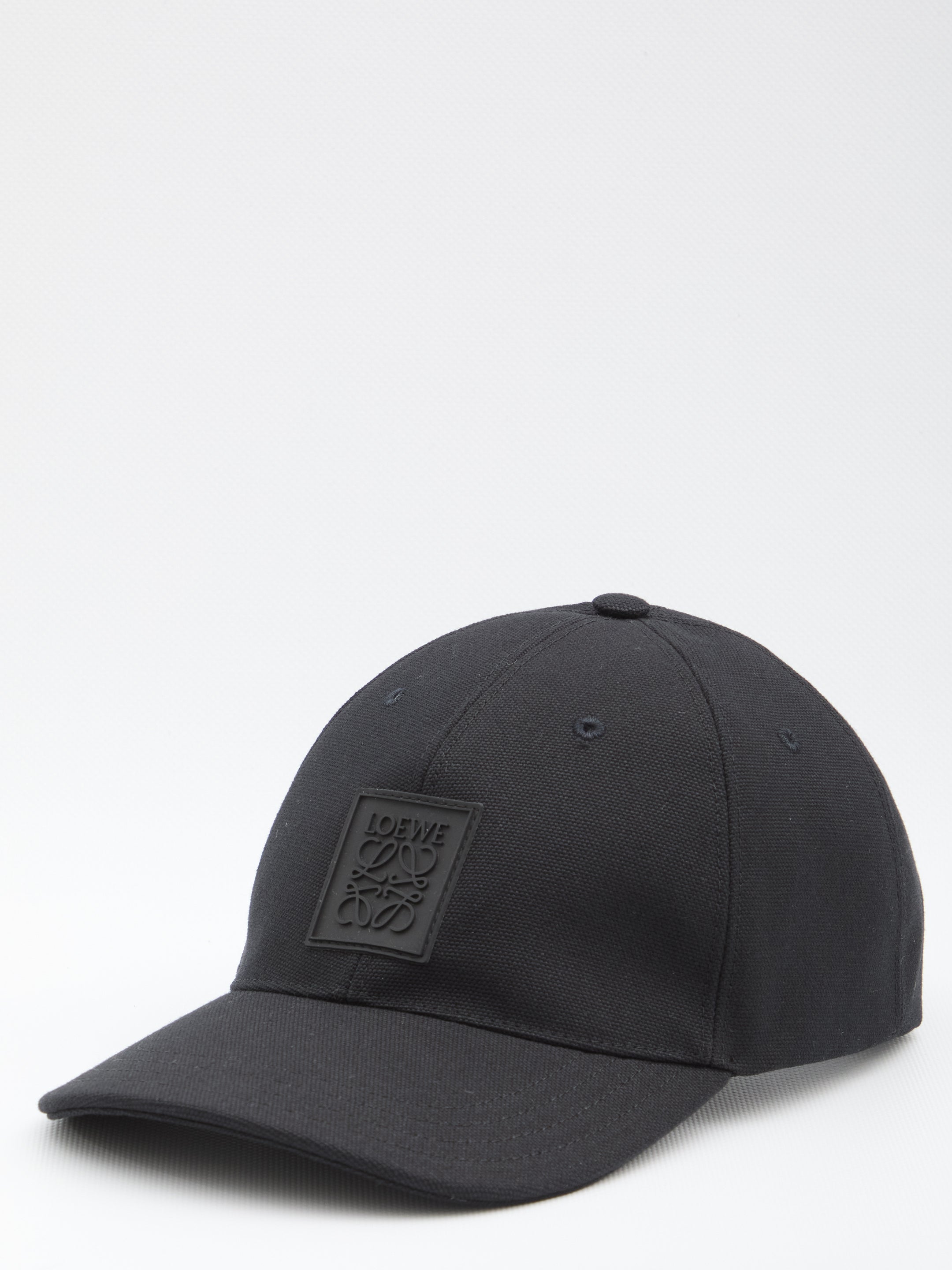 LOEWE Adjustable Canvas Cap with Anagram Patch - One Size