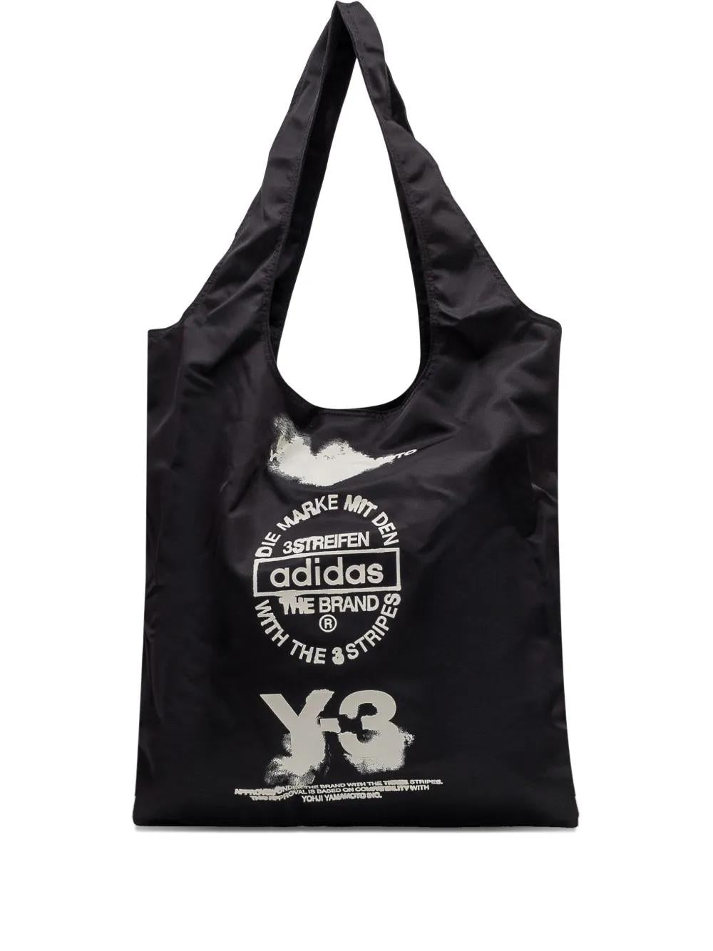 Y-3 Tote Handbag with Logo Print - Unisex