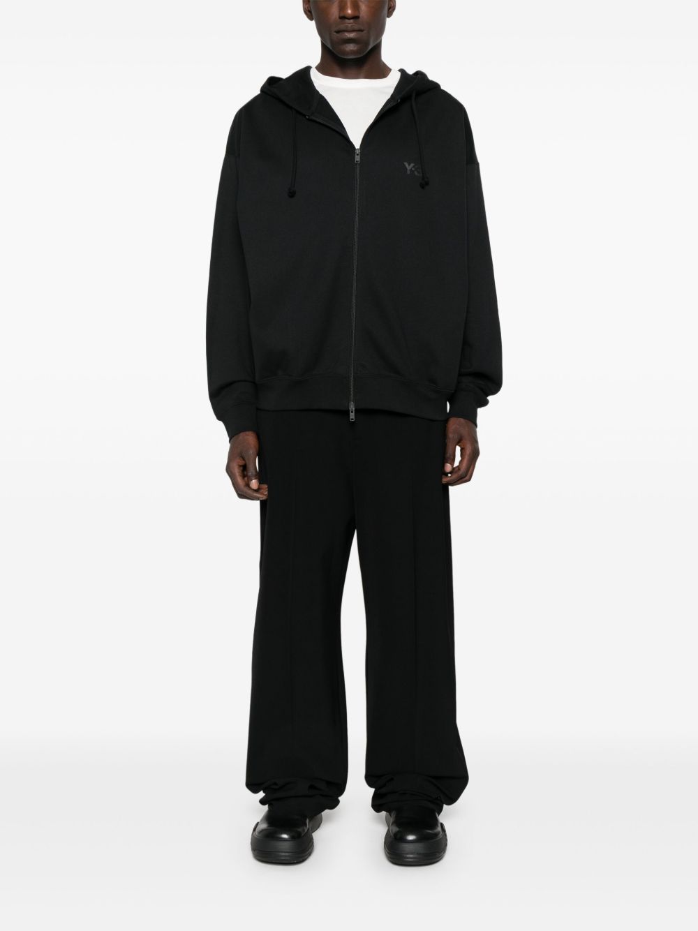 Y-3 Brushed Terry Zip Hoodie - Men’s Casual Wear