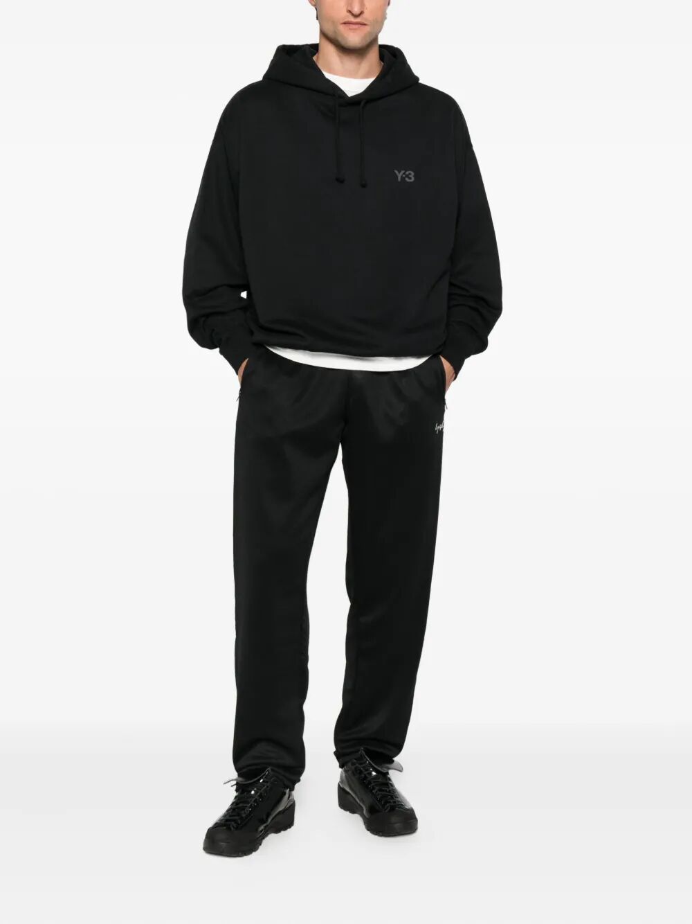 Y-3 Oversized Cotton Blend Sweatshirt