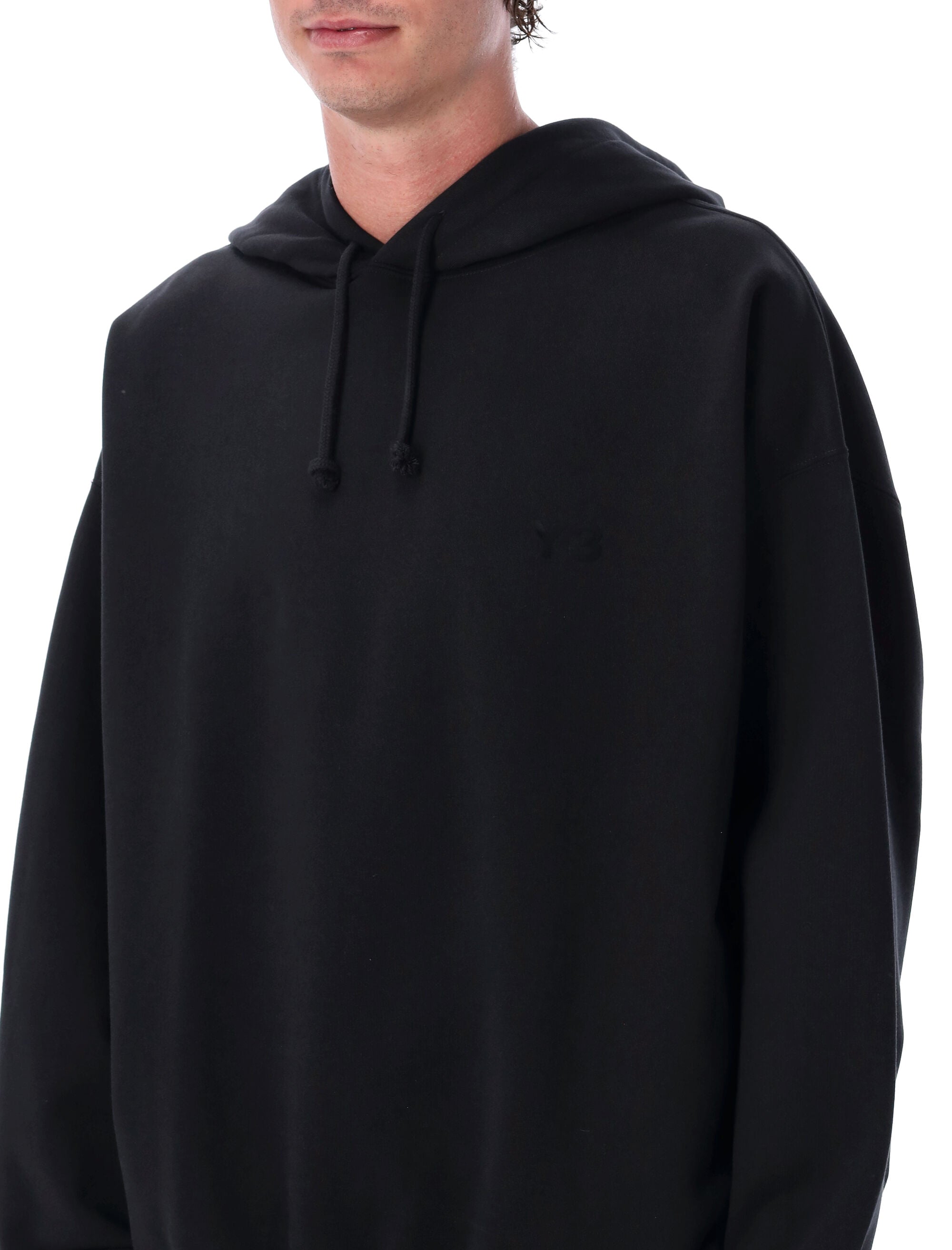 Y-3 Men's Oversized Brushed Cotton Hoodie